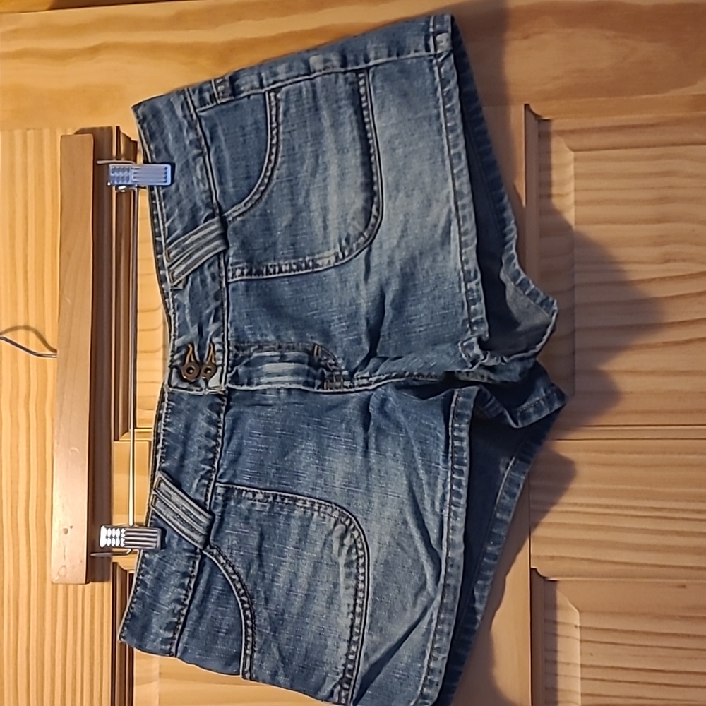 American Eagle Outfitters Jean shorts. Size 8. Dark blue.